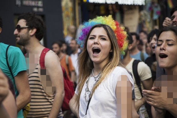 Foto - Taksim'deki ürküten yürüyüşten kareler