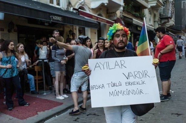 Foto - Taksim'deki ürküten yürüyüşten kareler