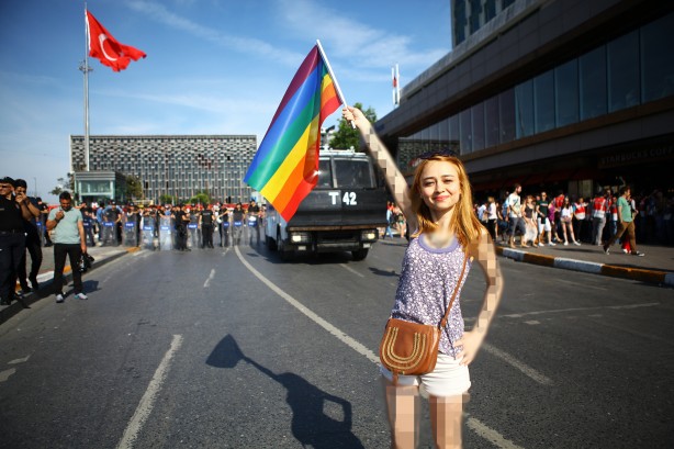 Foto - Taksim'deki ürküten yürüyüşten kareler