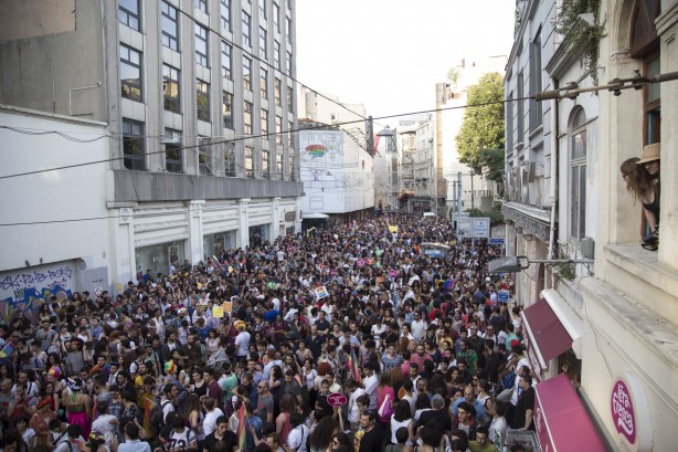 Foto - Taksim'deki ürküten yürüyüşten kareler