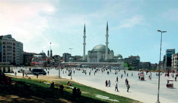 Foto - Taksim'e yapılacak caminin fotoğrafları ortaya çıktı