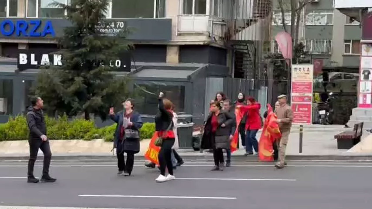 Taksim’e yürümek isteyen gruba müdahale! 1 Mayıs provokatörleri iş başında