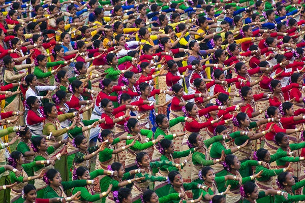 Foto - Tam 11 bin kişi toplandı! Hindistan’da ilginç bir rekor kırıldı