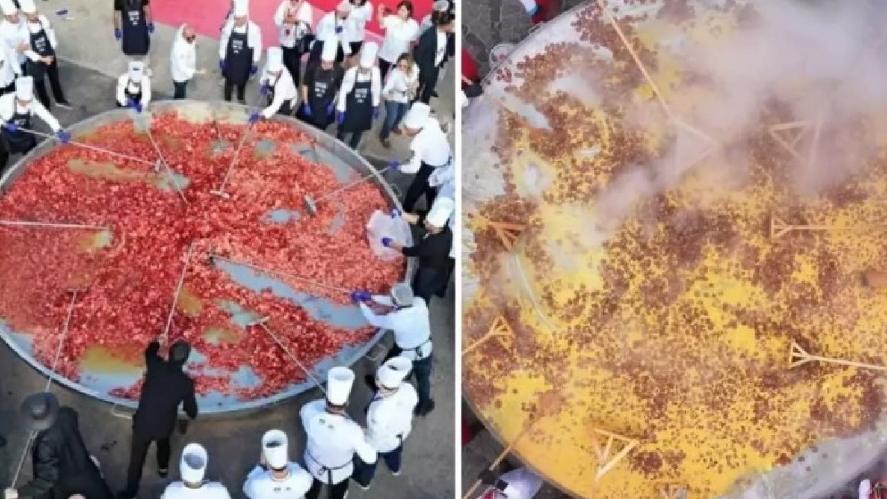 Foto - Tam 1930 kilo ağırlığında: Afyon'da dünya rekoru kırıldı!