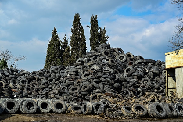 Tam 2 milyon dönüştürüldü! Atık lastik deyip geçmeyin