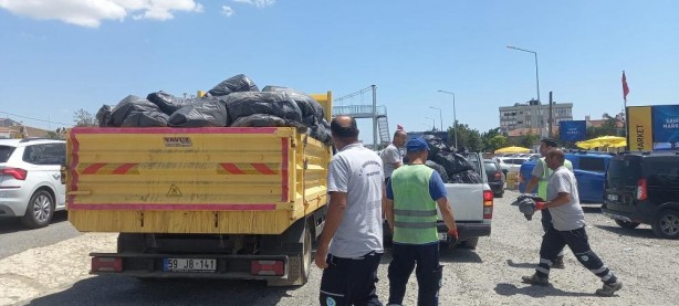 Foto - Tam 483 ton! Tatilcilerden geriye bu manzara kaldı