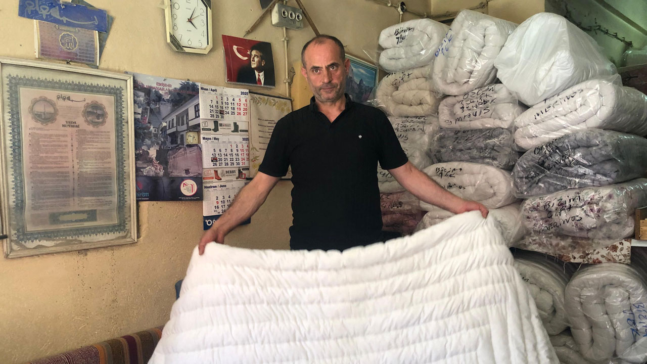 Foto - Tam 50 yıldır bu işi yapıyor! Elyafa karşı doğal direniş