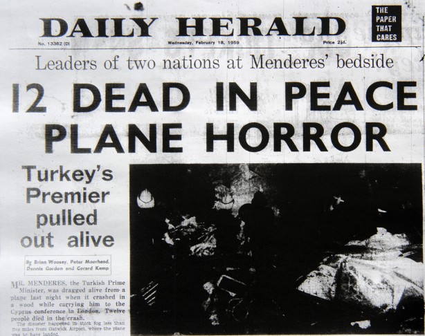 Foto - Tam 63 yıl önce bugün! Adnan Menderes'in kurtulduğu uçak kazası