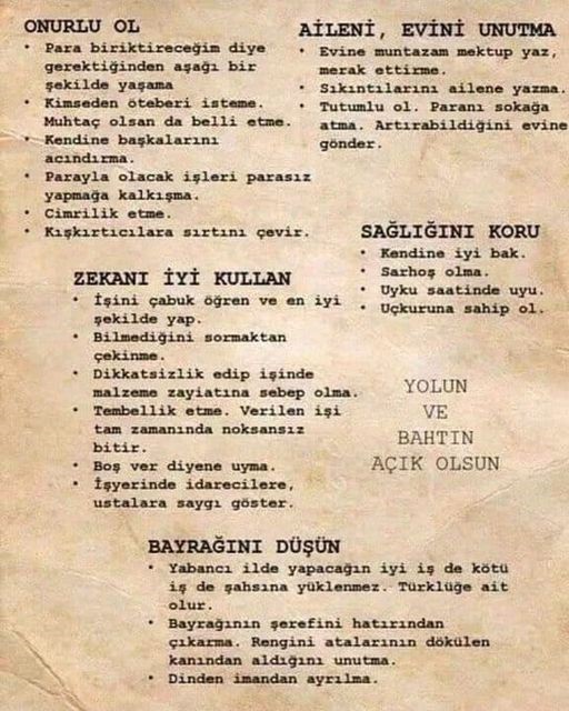 Foto - Tam 63 yıl önce tek teker söylenmiş! İşte Almanya’ya giden işçilere verilen nasihatler