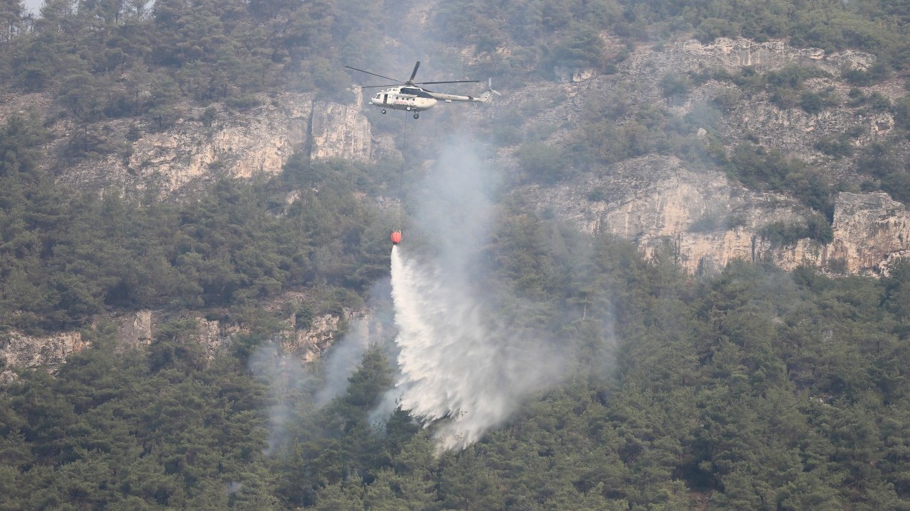 Tam bitti derken alevler yine ormanı sardı