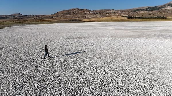 Foto - Tamamen kurudu! Bakın gölden geriye ne kaldı