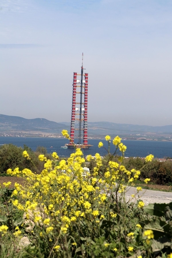 Foto - Tamamlandığında dünyanın en büyüğü olacak! 1915 Çanakkale Köprüsü yükseliyor