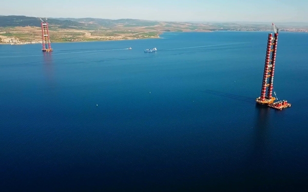 Foto - Tamamlandığında dünyanın en büyüğü olacak! 1915 Çanakkale Köprüsü'nde sona yaklaşıldı