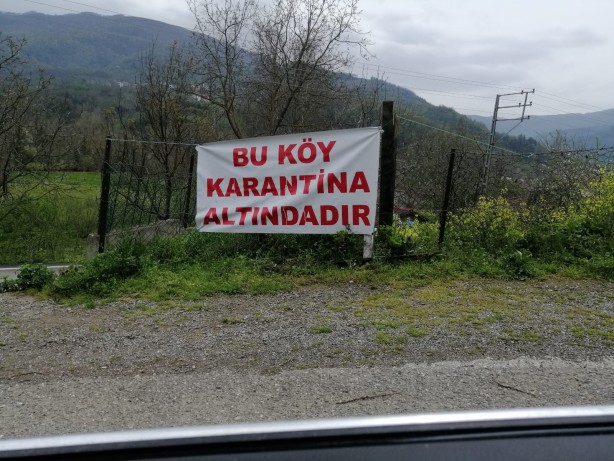 Tamir için köye geldi! Köy karantinaya alındı