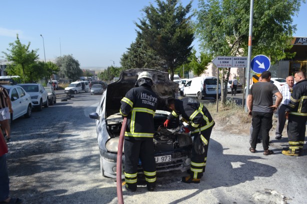 Tamire gidiyordu! Alev alev yandı