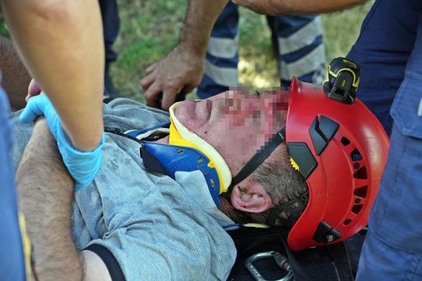Foto - Tansiyonu düştü, falezlerde düştü