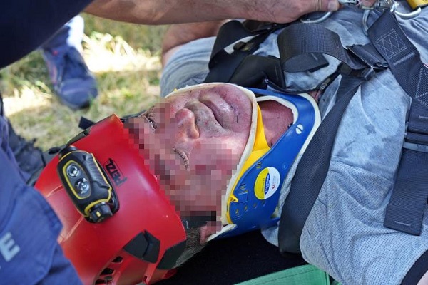 Foto - Tansiyonu düştü, falezlerde düştü