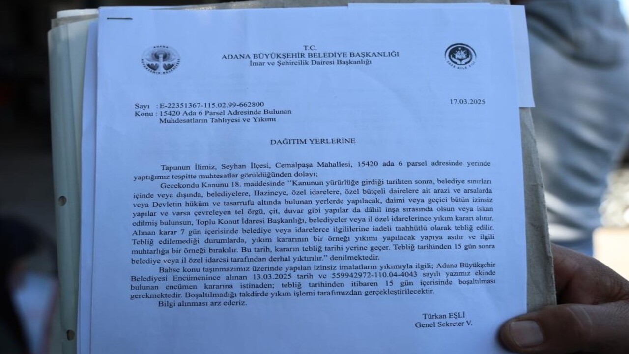 Foto - Tapulu arazilerindeki evlerden zorla çıkartılacaklar! CHP’li belediyeden vatandaşı evsiz bırakma tehdidi