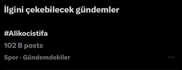 Foto - Taraftardan Ali Koç’a büyük tepki! 100 Binden fazla tweet atıldı