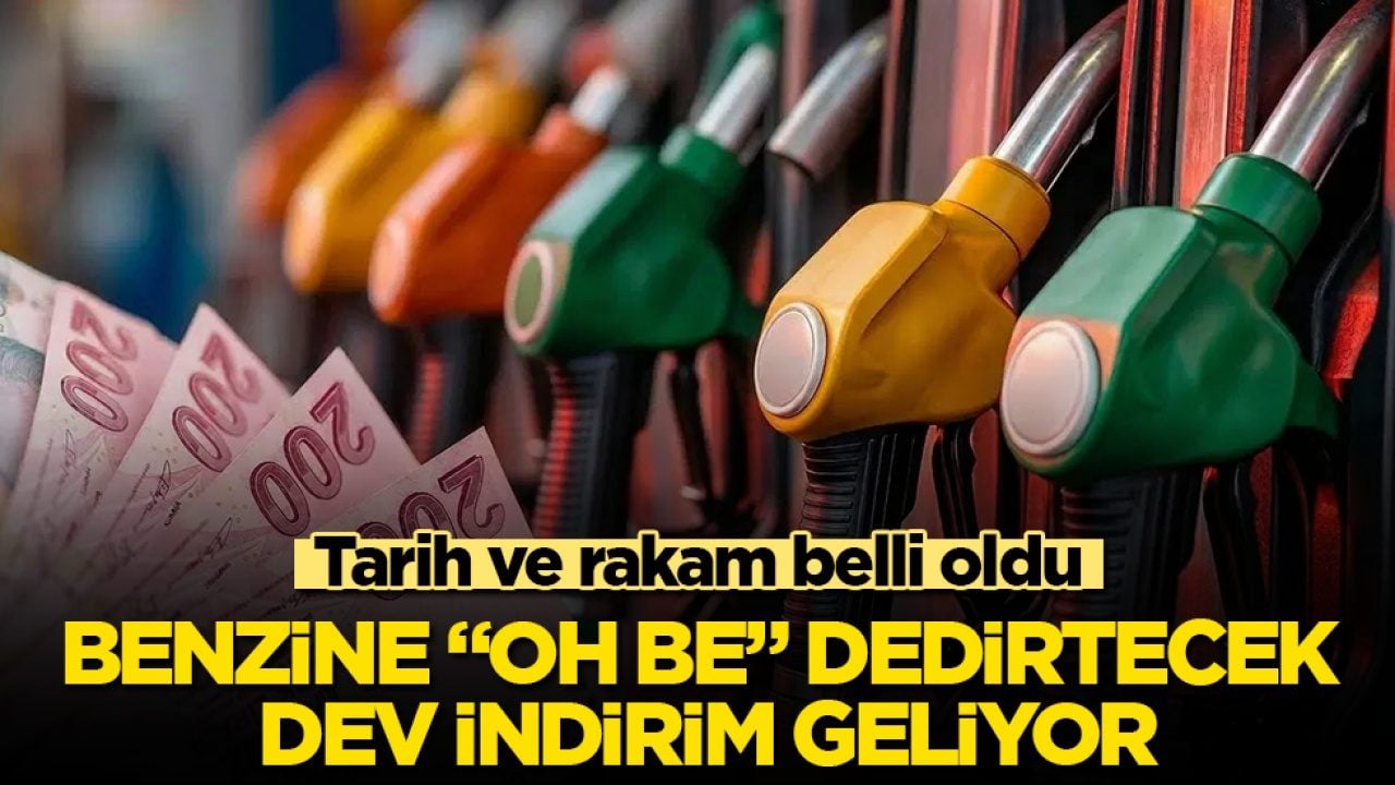 Tarih ve rakam belli oldu! Benzine "Oh be" dedirtecek indirim geliyor