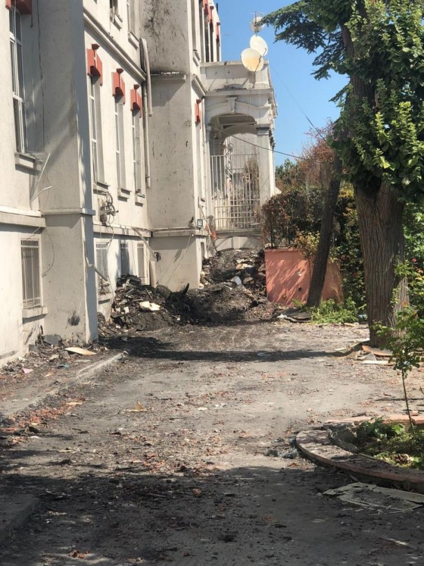 Tarihi Balıklı Rum Hastanesi'nden 97 Ton moloz çıktı