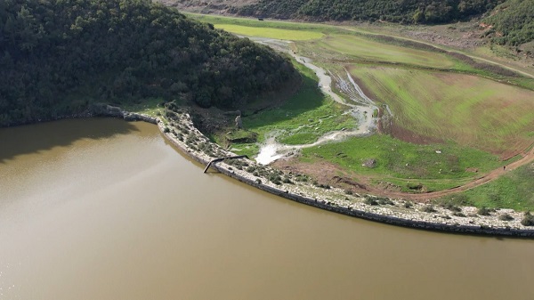 Foto - Tarihi bent can suyu oldu! İşte Sazlıdere Barajı’nın son durumu