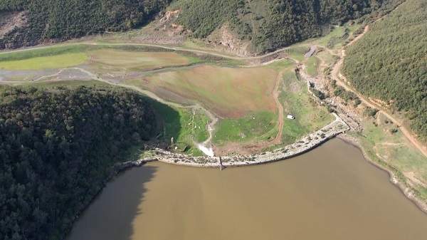 Foto - Tarihi bent can suyu oldu! İşte Sazlıdere Barajı’nın son durumu