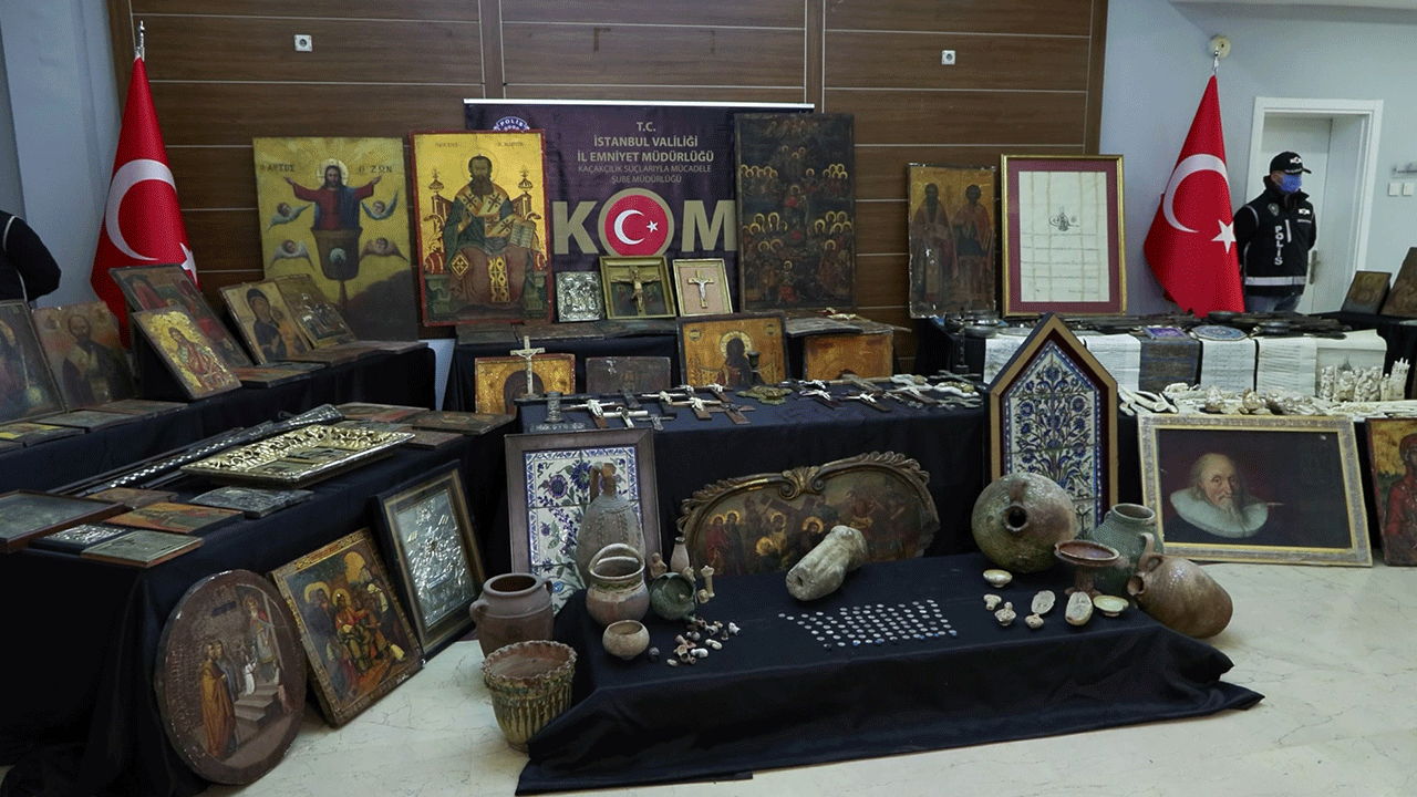 Foto - Tarihi eser operasyonu! Dünyanın gözü İstanbul'a çevrildi