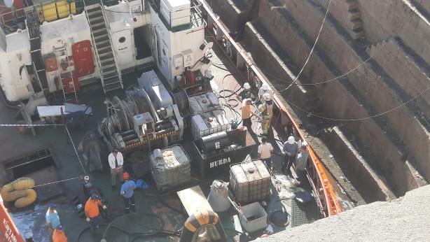 Foto - Tarihi Haliç Tersanesinde yangın!