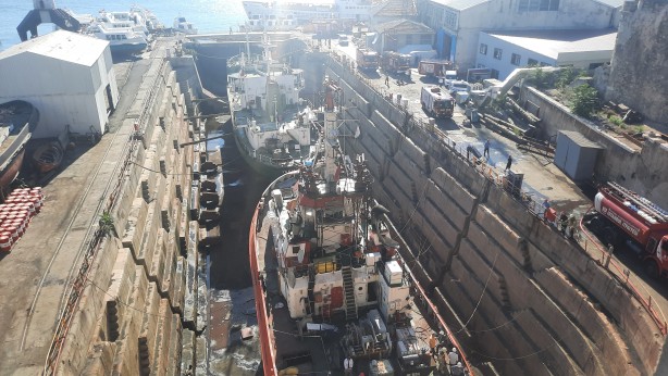 Foto - Tarihi Haliç Tersanesinde yangın!