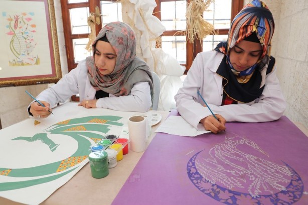 Foto - Tarihi han kadınlarla canlandı