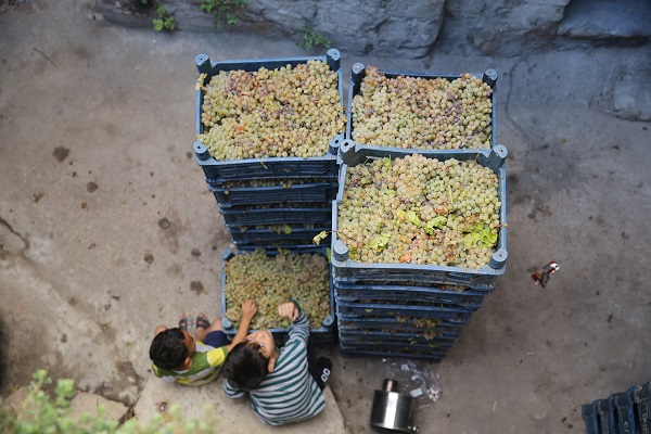 Foto - Tarihi kent Mardin'de turistlerin cevizli sucuk mesaisi