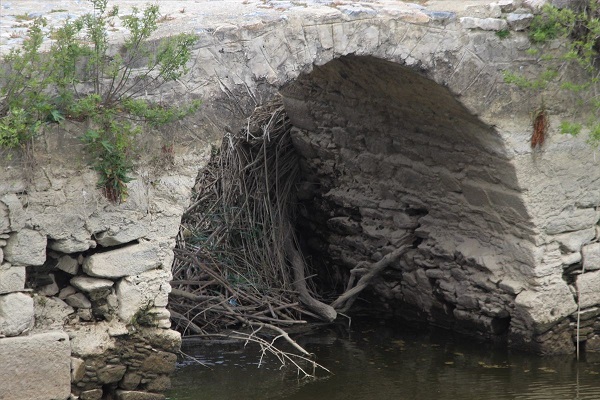 Foto - Tarihi köprü kaderine terk edildi