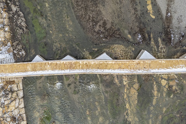 Foto - Tarihi Yıldız Köprüsü havadan görüntülendi