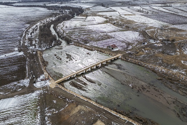 Foto - Tarihi Yıldız Köprüsü havadan görüntülendi