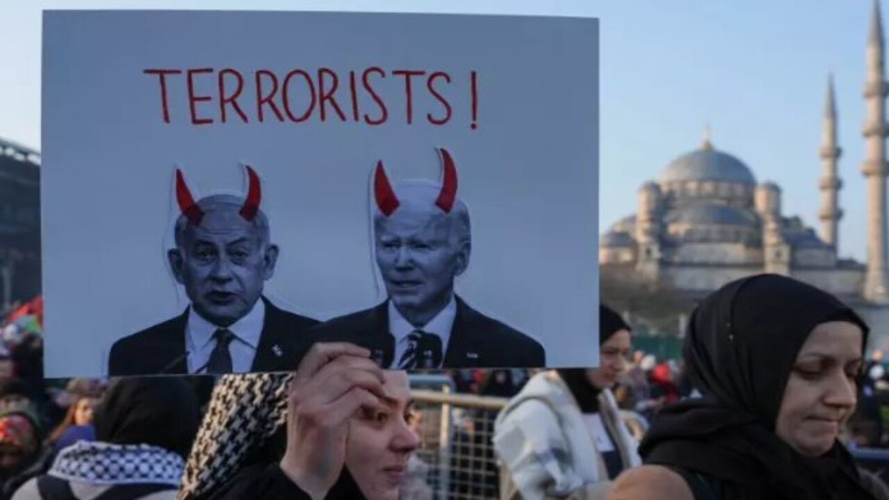 Foto - Tarihi yürüyüşten duygulandıran kareler! "Dün Ayasofya, bugün Emevi, yarın Aksâ