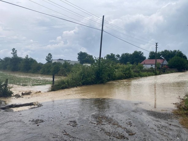 Tarım arazilerini ve evleri su bastı