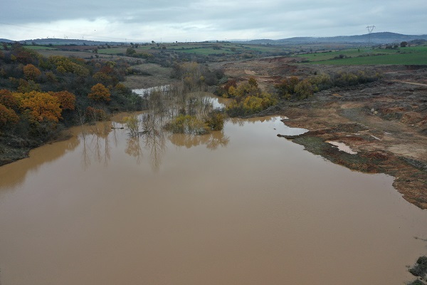 Foto - Tarım için önemli! O gölet su tutmaya başladı