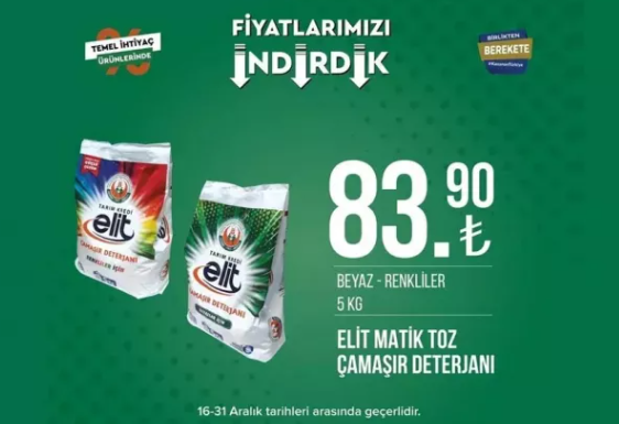 Foto - Tarım Kredi Marketleri'nde dev indirim! 31 Aralık'a kadar sürecek: Ayçiçek yağı, peynir, tuvalet kağıdı...