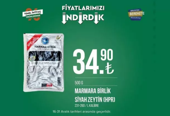 Foto - Tarım Kredi Marketleri'nde dev indirim! 31 Aralık'a kadar sürecek: Ayçiçek yağı, peynir, tuvalet kağıdı...