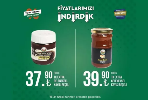 Foto - Tarım Kredi Marketleri'nde dev indirim! 31 Aralık'a kadar sürecek: Ayçiçek yağı, peynir, tuvalet kağıdı...