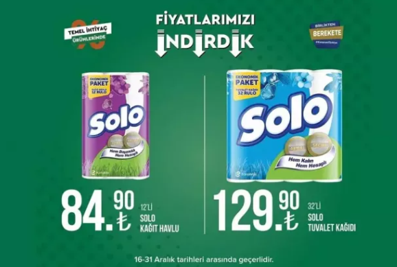 Foto - Tarım Kredi Marketleri'nde dev indirim! 31 Aralık'a kadar sürecek: Ayçiçek yağı, peynir, tuvalet kağıdı...