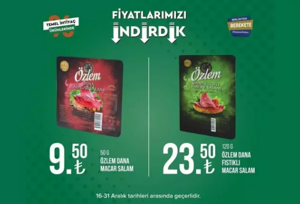 Foto - Tarım Kredi Marketleri'nde dev indirim! 31 Aralık'a kadar sürecek: Ayçiçek yağı, peynir, tuvalet kağıdı...