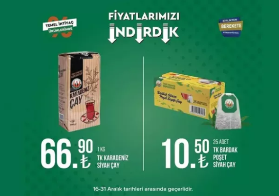 Foto - Tarım Kredi Marketleri'nde dev indirim! 31 Aralık'a kadar sürecek: Ayçiçek yağı, peynir, tuvalet kağıdı...