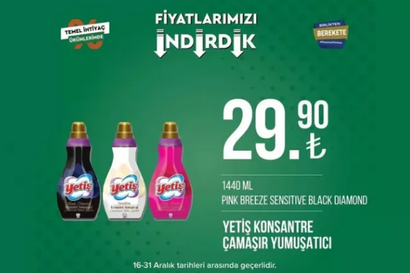 Foto - Tarım Kredi Marketleri'nde dev indirim! 31 Aralık'a kadar sürecek: Ayçiçek yağı, peynir, tuvalet kağıdı...