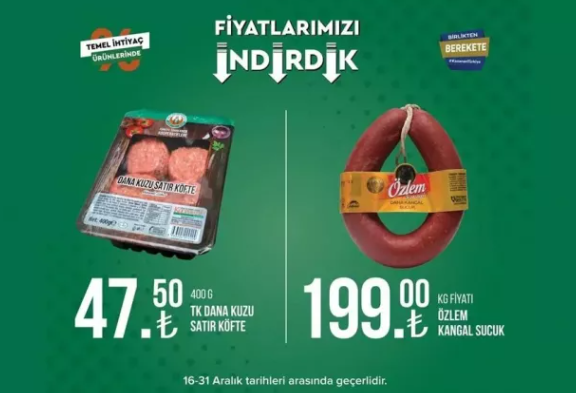 Foto - Tarım Kredi Marketleri'nde dev indirim! 31 Aralık'a kadar sürecek: Ayçiçek yağı, peynir, tuvalet kağıdı...