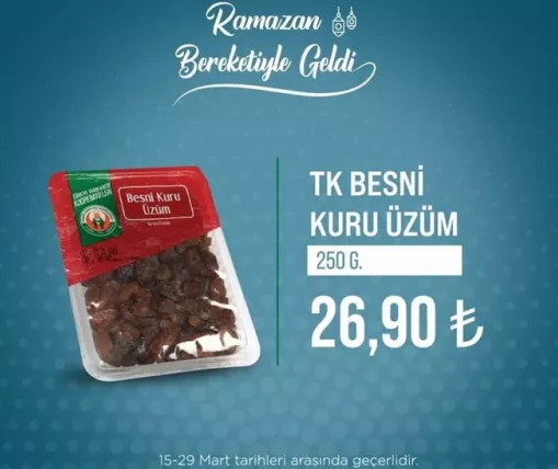 Foto - Tarım Kredi Kooperatif Market fiyatları sabitledi, indirimli ürünler listesi belli oldu! 