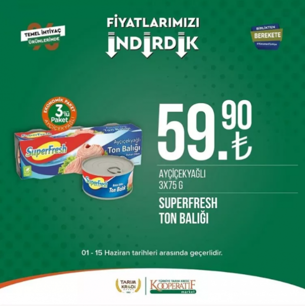 Foto - Tarım Kredi Kooperatif Market yeni indirimli ürünler listesini yayınladı! Kasa önlerinde kuyruk olacak