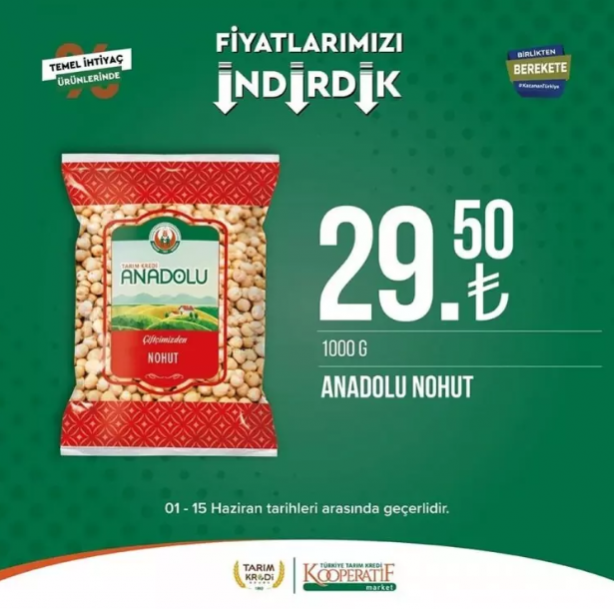 Foto - Tarım Kredi Kooperatif Market yeni indirimli ürünler listesini yayınladı! Kasa önlerinde kuyruk olacak