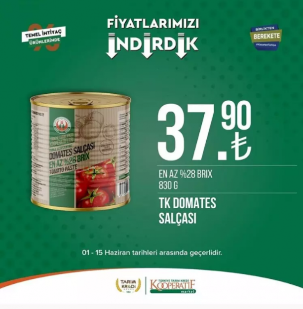 Foto - Tarım Kredi Kooperatif Market yeni indirimli ürünler listesini yayınladı! Kasa önlerinde kuyruk olacak